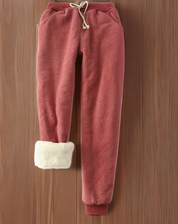 Warme fleece joggingbroek voor dames