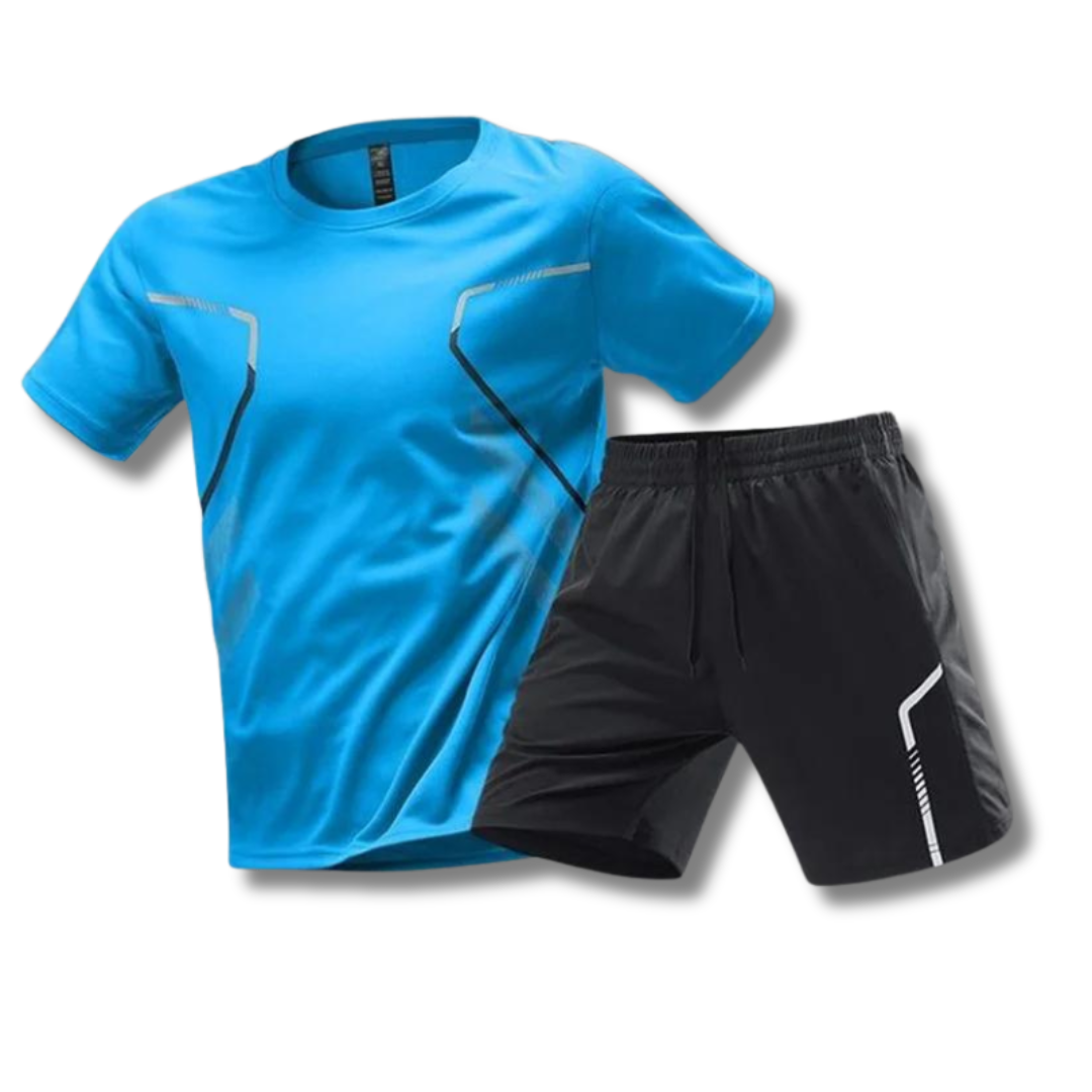 Tweedelige herenset in sportkleding