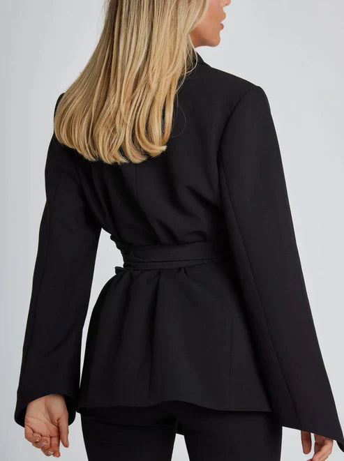 Elegante blazer met riem voor dames