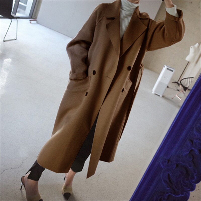 Women's Long Wool Coat