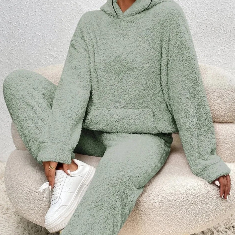 Loungewear Set met Kap Voor Vrouwen