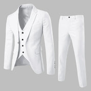 Heren Slim-Fit Driedelige Set